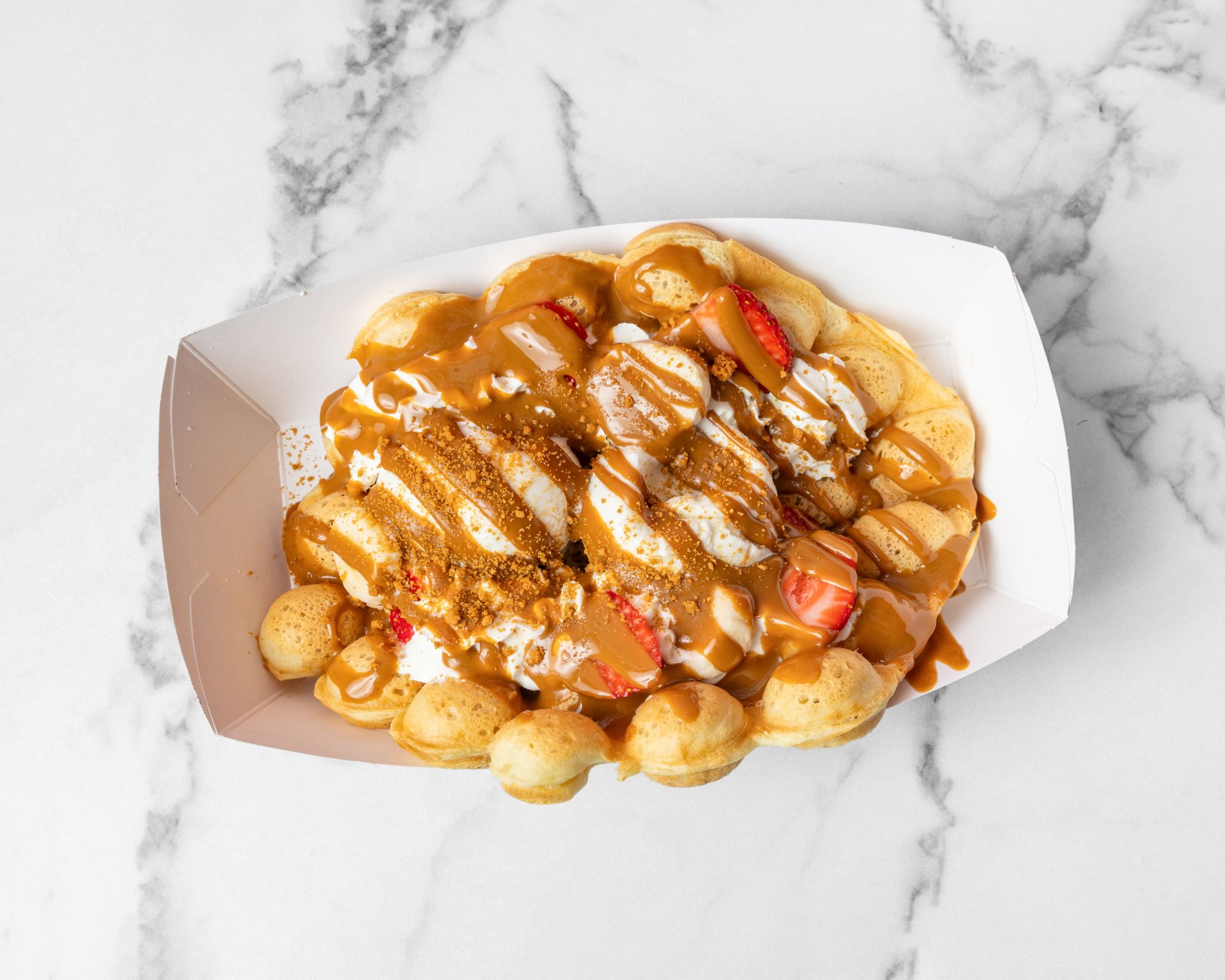 Biscoff Bubble Waffle